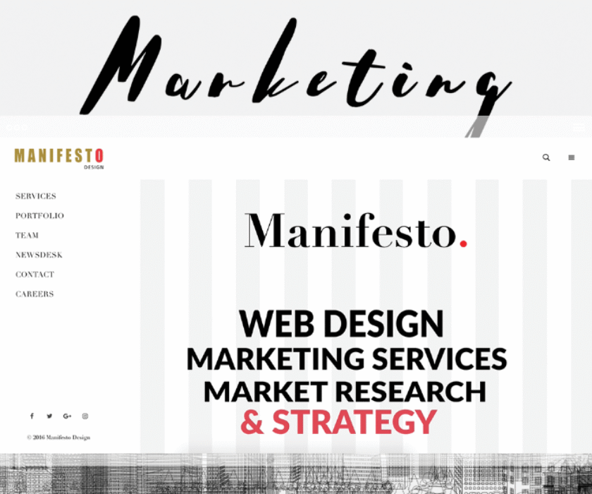 Manifesto Design new website