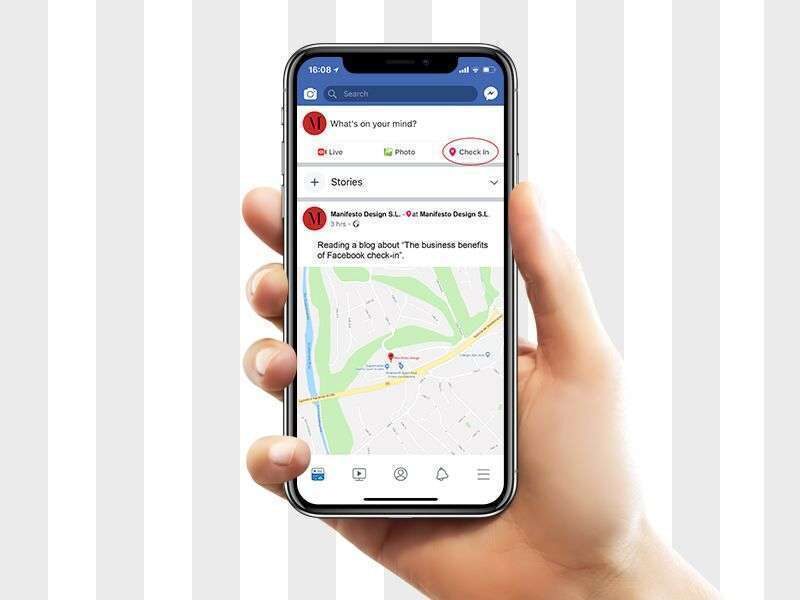 Facebook check in