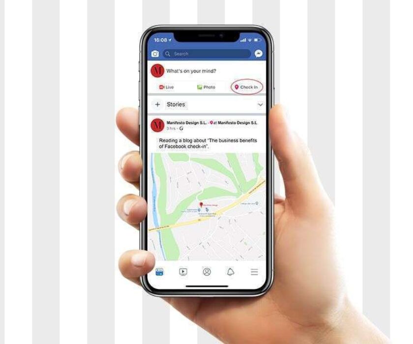 Facebook check in