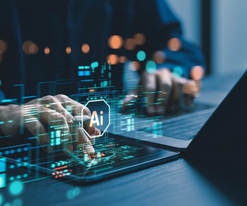 Humans,Are,Using,Laptops,And,Computers,To,Interact,With,Ai,